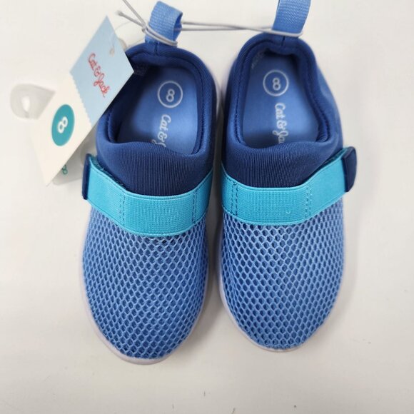 Cat & Jack Vibrant Blue Kids Sneakers - Picture 2 of 8